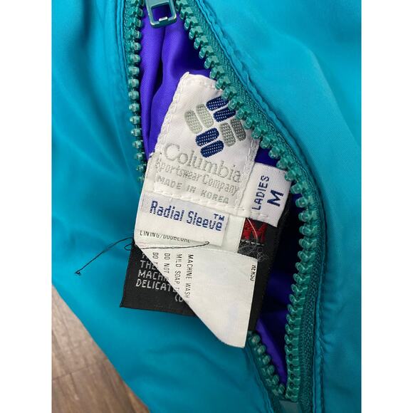 VTG Women Columbia Radial Sleeve 3M Thinsulate reversible ski jacket coat M - Picture 6 of 9